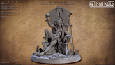 Baal On Throne 3D-printed model